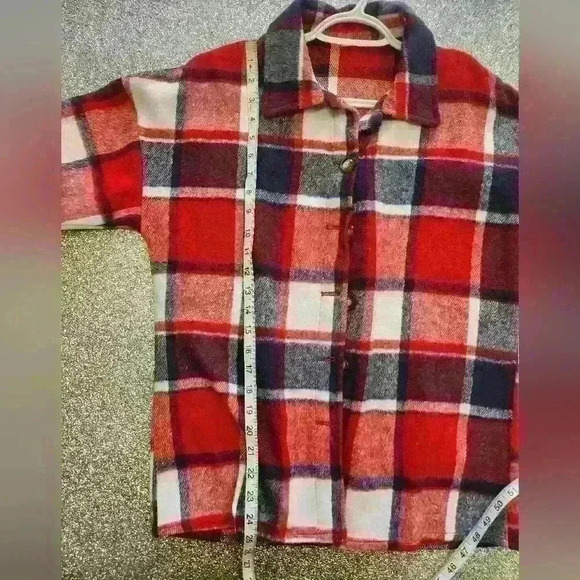 WOMEN'S FLEECE  BUTTON UP SHACKET SIZE SMALL - Picture 5 of 5